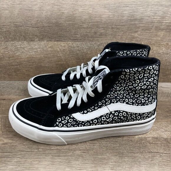 VANS Sk8-Hi Decon Sting Ray Black Vintage Suede Canvas Women's Size 7.5 NEW - Picture 4 of 9